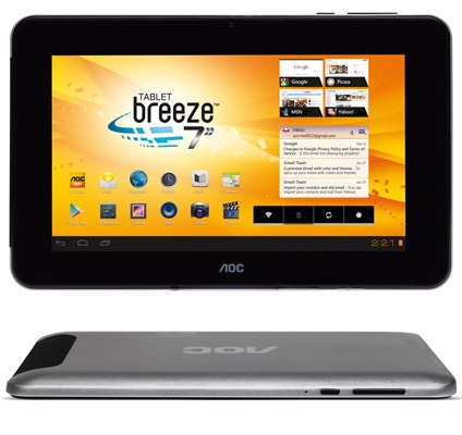 Tablet AOC Breeze MW0711BR 8GB, Wi-Fi